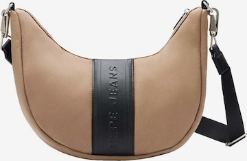 Pepe Jeans - Bolso de hombro 'Izelvia' en beige: frente