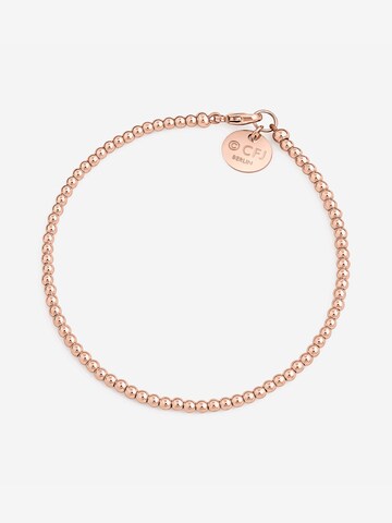 CLASSYANDFABULOUS Jewelry Bracelet 'Kugelarmband 2,5mm 14k Gold filled/ 14k Roségold filled/ 925 Sterling Silber' in Gold: front