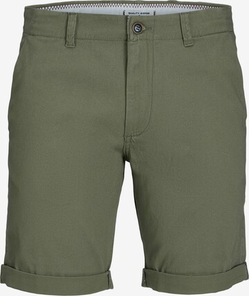 JACK & JONES Regular Chino trousers 'DAVE' in Green: front