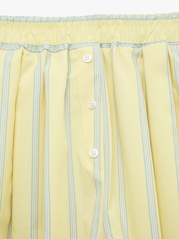 Koton Loose fit Pleat-Front Pants in Yellow