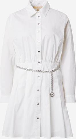 Abito camicia di MICHAEL Michael Kors in bianco: frontale