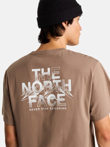 THE NORTH FACE Μπλουζάκι 'M ALLTHE WAY TO THE TOP RELAXED SS TEE' σε καφέ