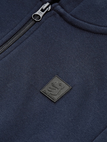 TOM TAILOR Sweatjacke in Blau