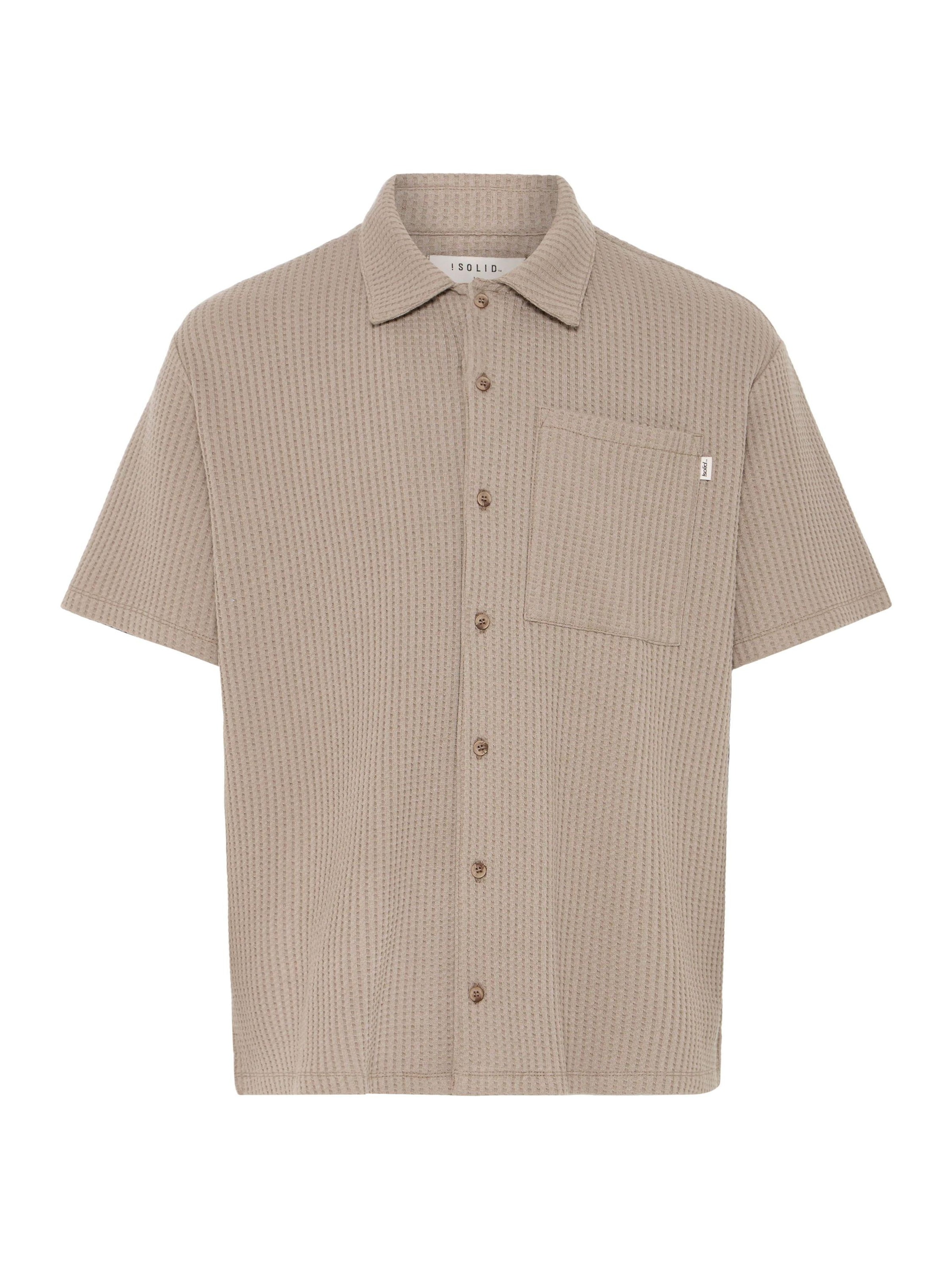 Fit confort Chemise ' SDUtley ' !Solid en marron : devant