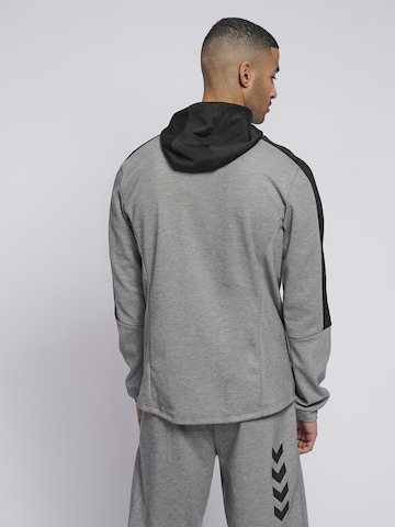 Hummel Athletic Zip-Up Hoodie in Grey