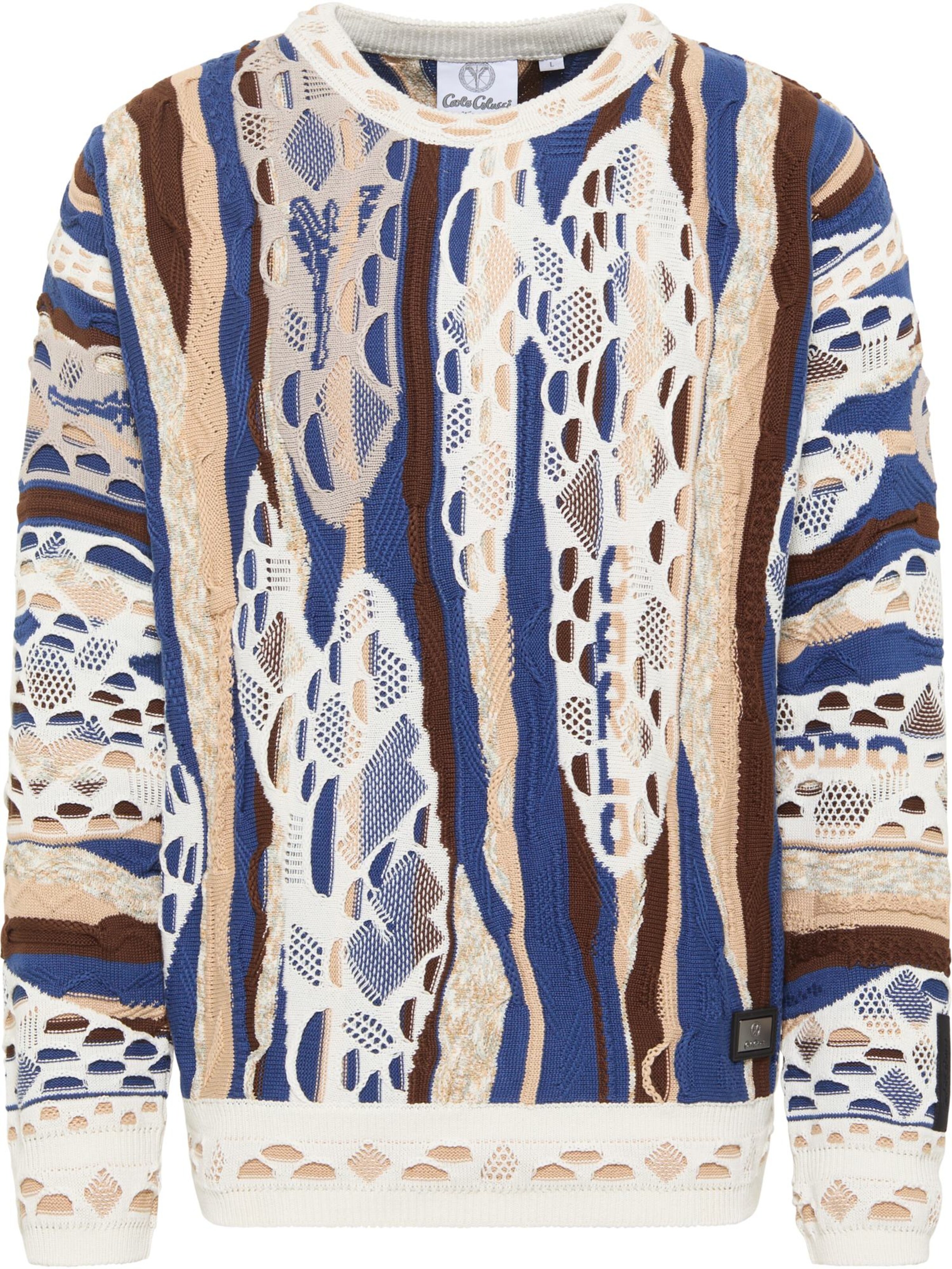 Carlo Colucci Pullover 'Di Panfilo' in Mischfarben: Vorderseite