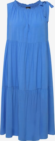 Ulla Popken - Vestido de verano en azul: frente