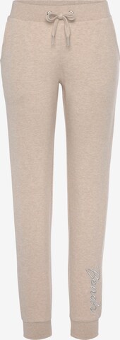 BENCH Pyjamabroek in Beige: voorkant