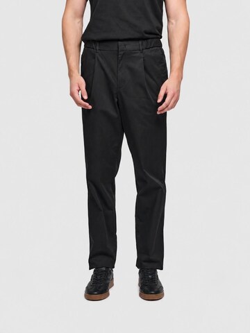 SANVT Regular Chinohose 'The Relaxed Chino'‌‌‌‌‌‌ in Schwarz: Vorderseite