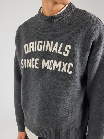 JACK & JONES Sweater 'JORMEADOWS' in Grey