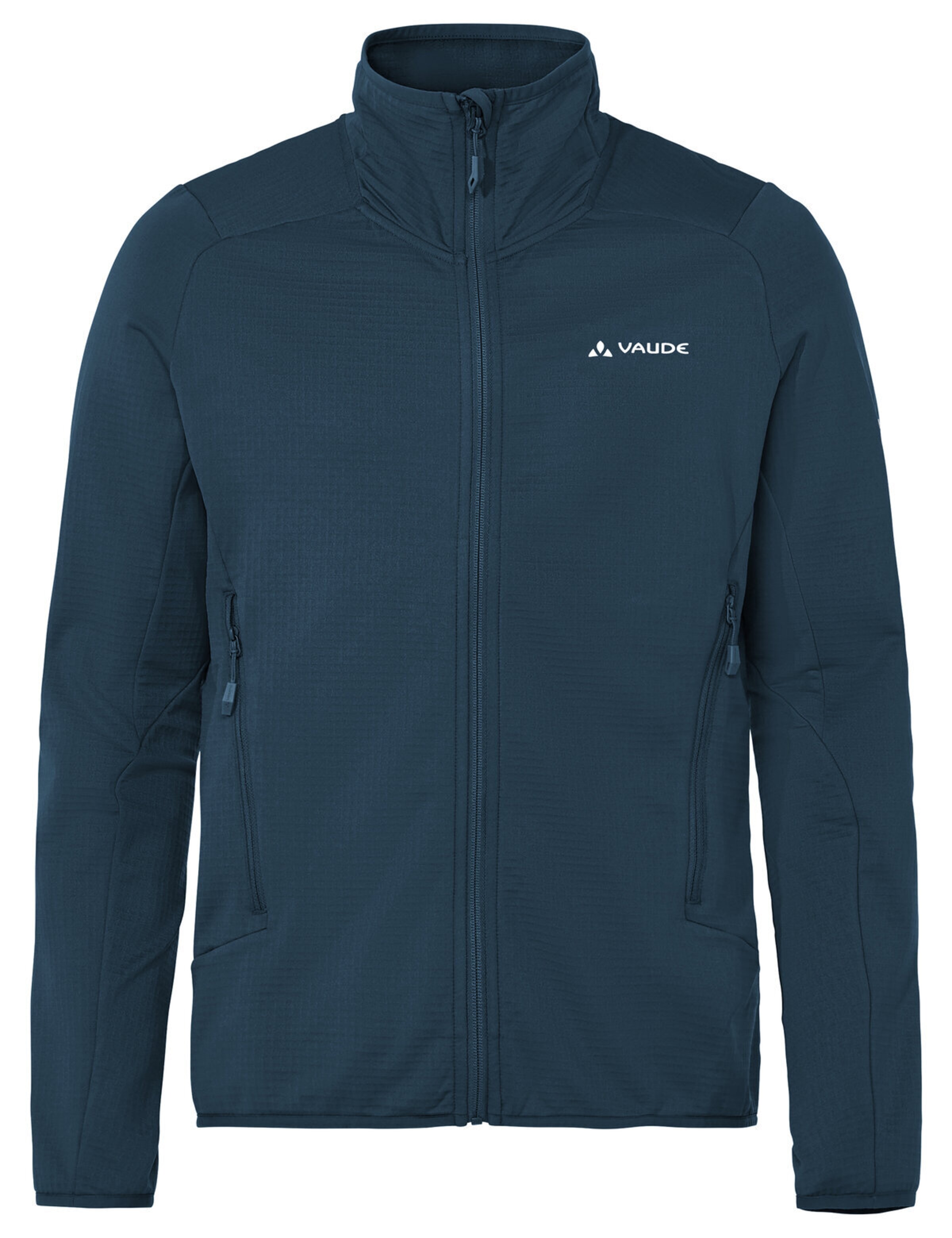 VAUDE Athletic fleece jacket 'Monviso II' in Blue: front