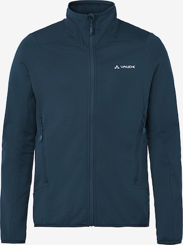 VAUDE Athletic fleece jacket 'Monviso II' in Blue: front
