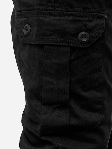 Tazzio Regular Cargohose '16610' in Schwarz