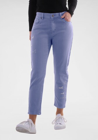 Navigazione Regular Jeans in Blue: front