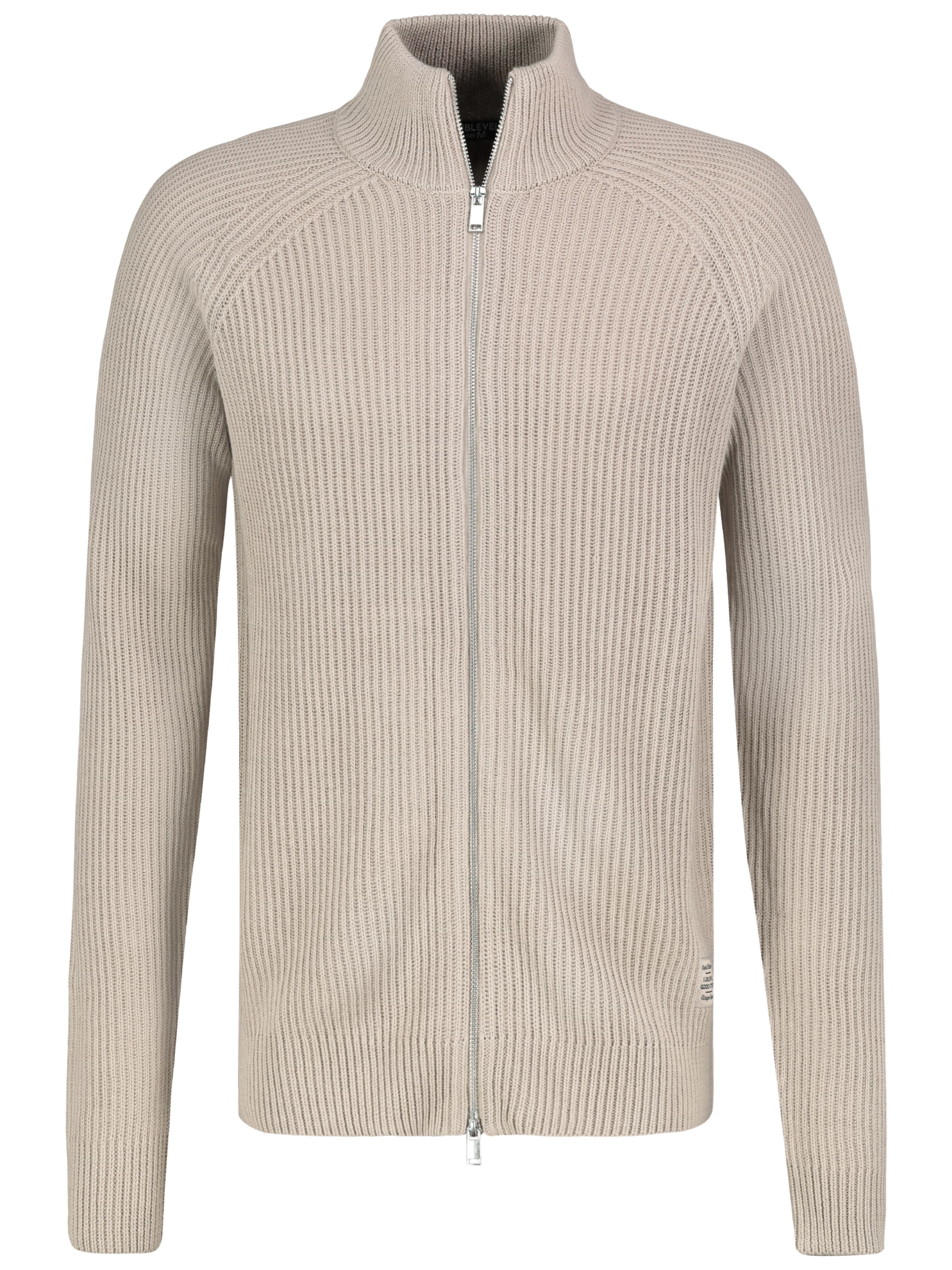 Sublevel Strickjacke in Beige: Vorderseite