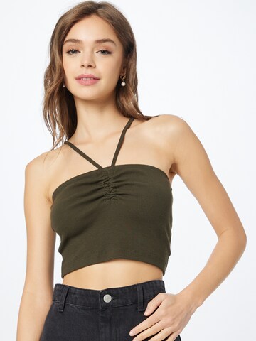 ABOUT YOU Knitted top 'Betty' in Green: front