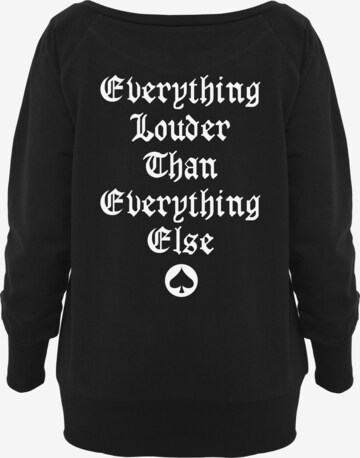 Merchcode Sweatshirt 'Motörhead Everything Louder' in Black