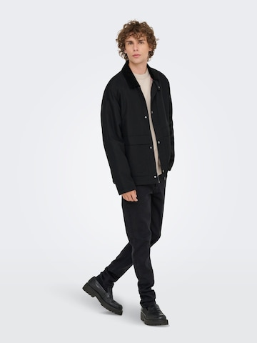 Only & Sons Tussenjas 'ONSKOSMO' in Zwart