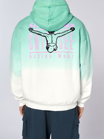 CHIEMSEE Sweatshirt ' mit Farbverlauf ' in Green