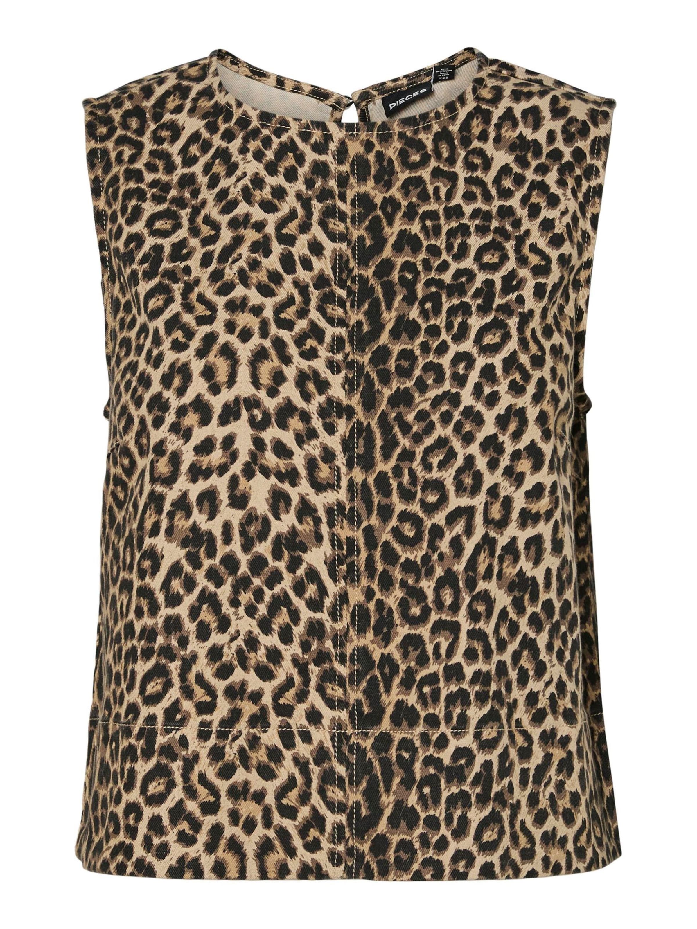 PIECES Top 'PCSalume' in Beige: front