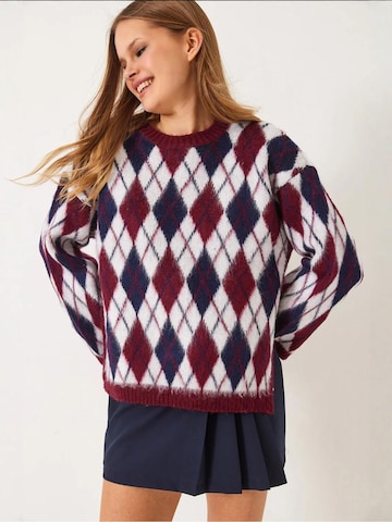 Pull-over 'Pullover' Bianco Lucci en rouge
