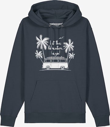 Sweat-shirt Watapparel en gris : devant