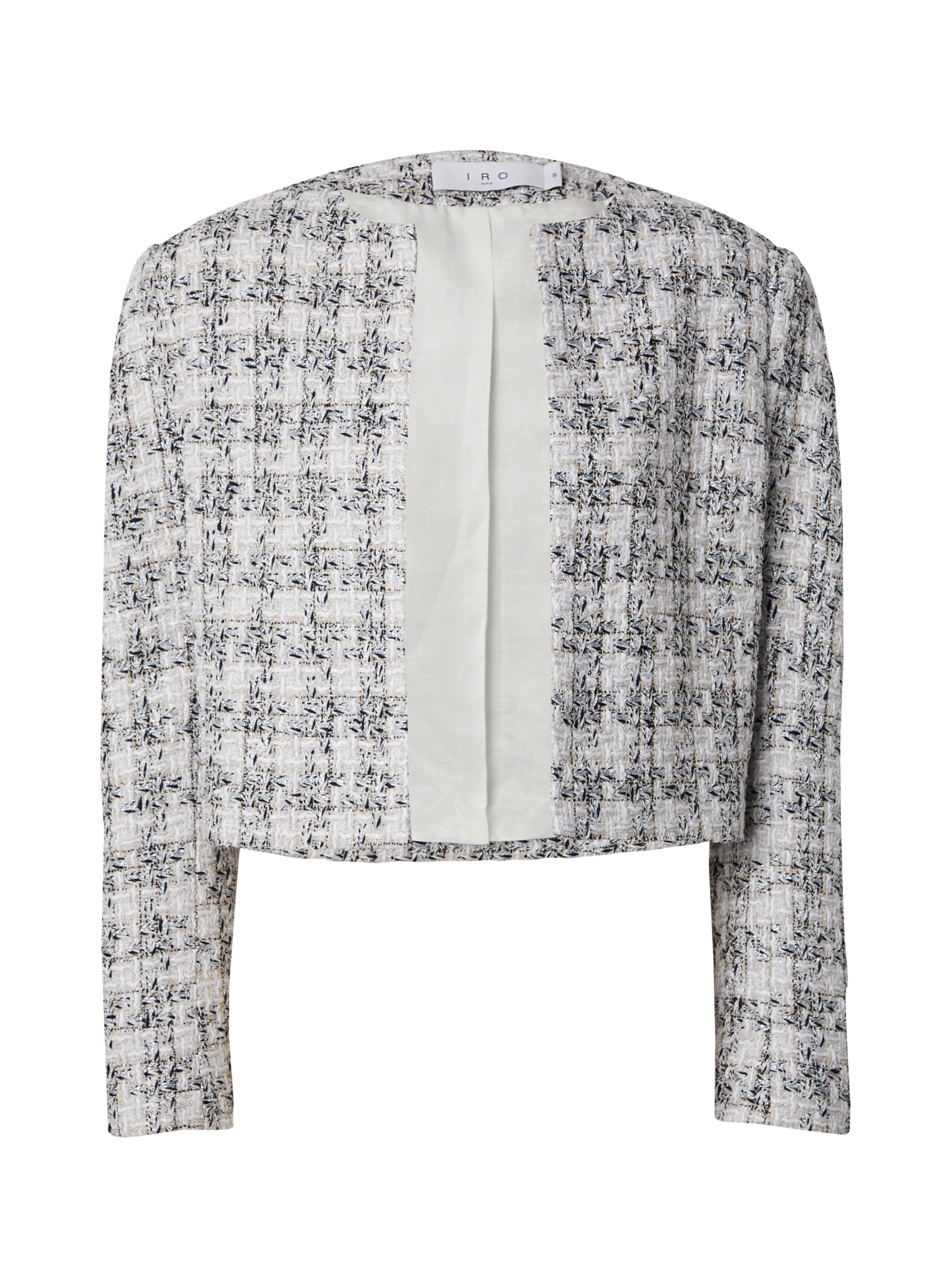 IRO - Chaqueta de entretiempo en plata: frente