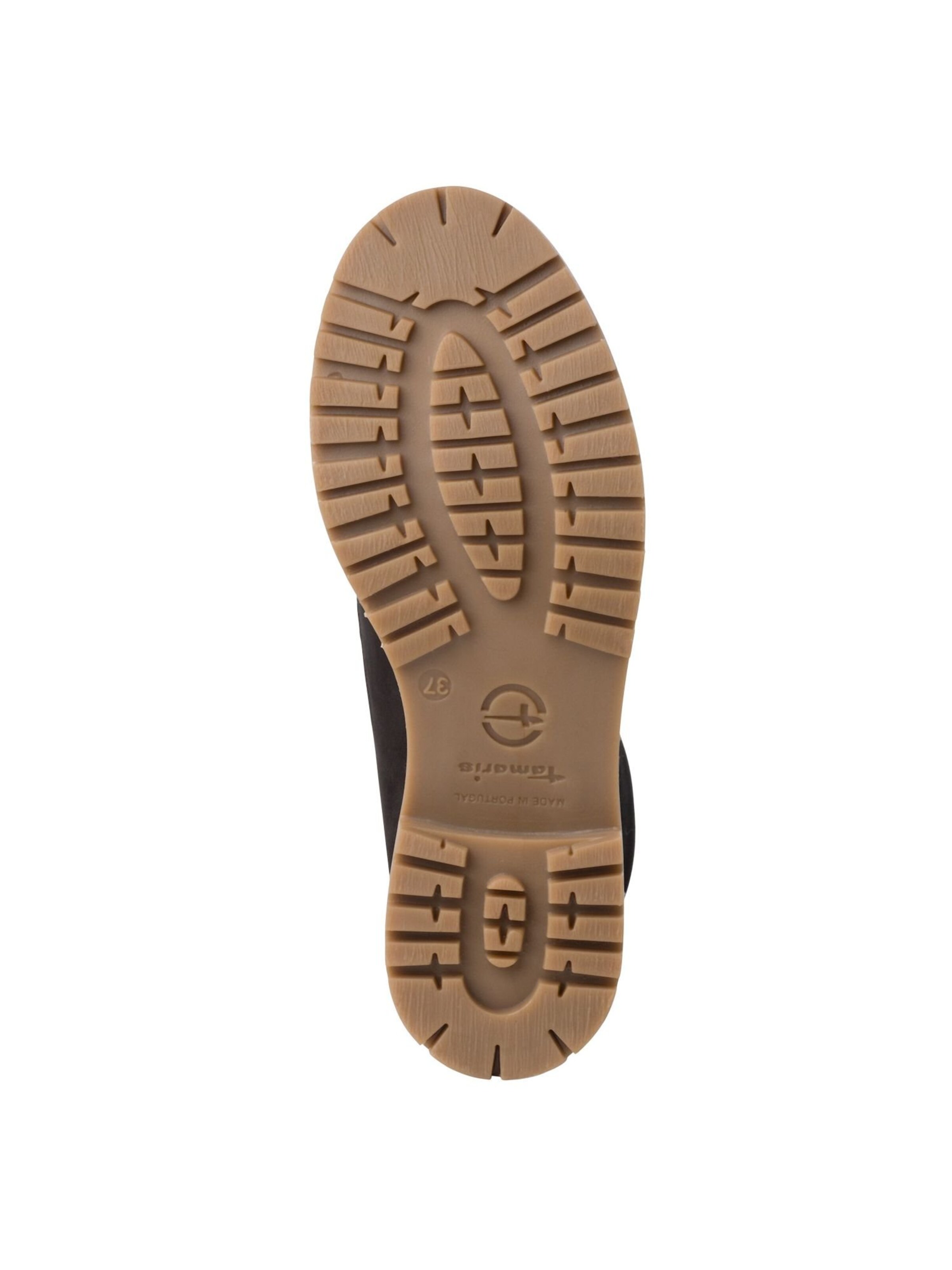 Stivaletto stringato di Tamaris in nero