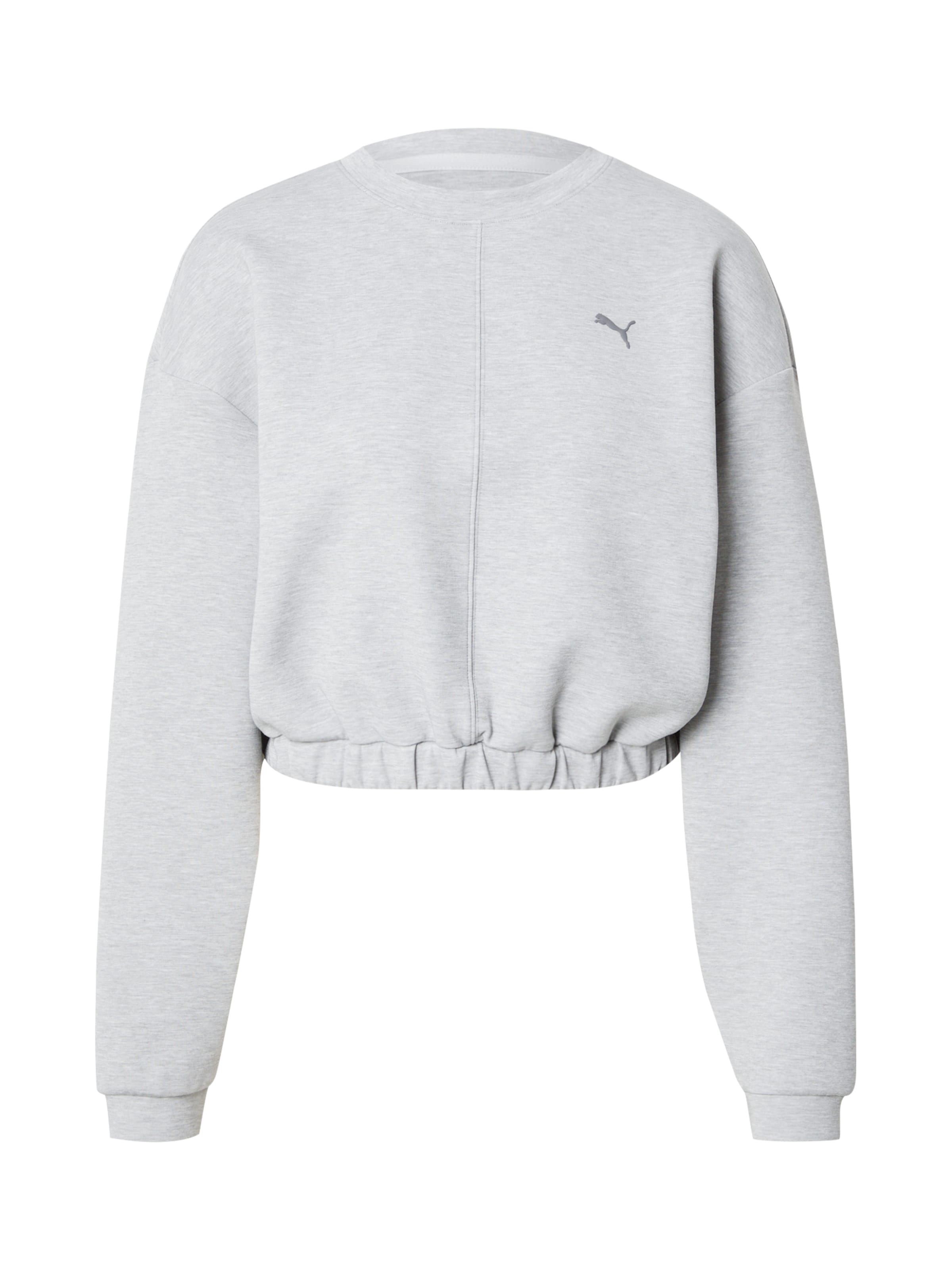 PUMASportska sweater majica 'CLOUDSPUN' - siva boja: prednji dio