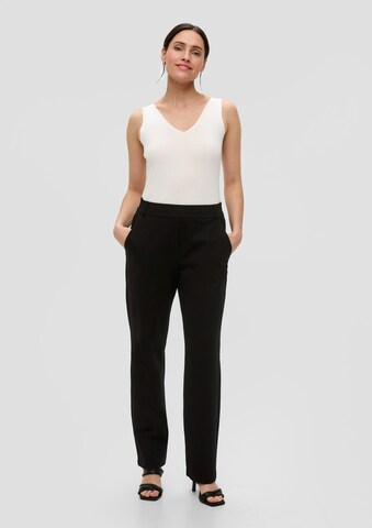 s.Oliver BLACK LABEL Regular Broek in Zwart