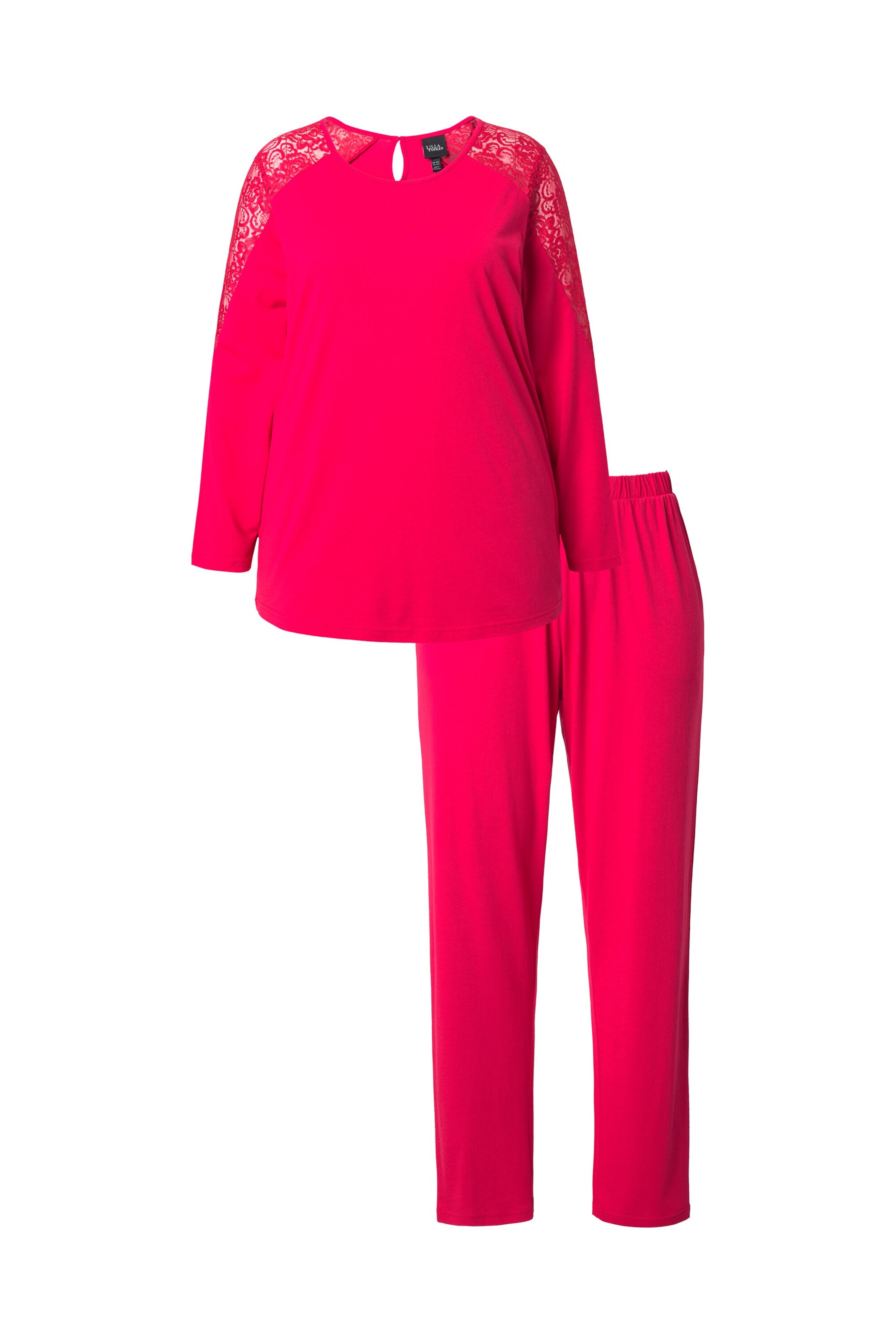 Ulla Popken Pyjama in Roze: voorkant