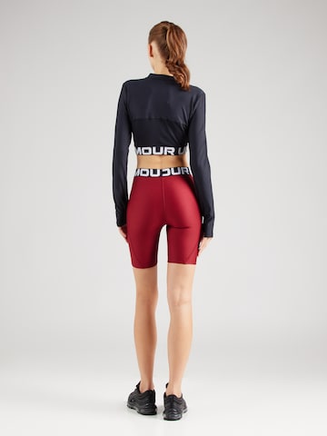 Skinny Pantaloni sportivi 'Authentics' di UNDER ARMOUR in rosso