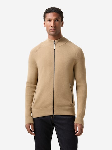 BOGNER Knit Cardigan 'Dexter' in Brown: front