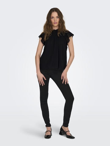 ONLY Blouse 'INA KAMMI' in Zwart