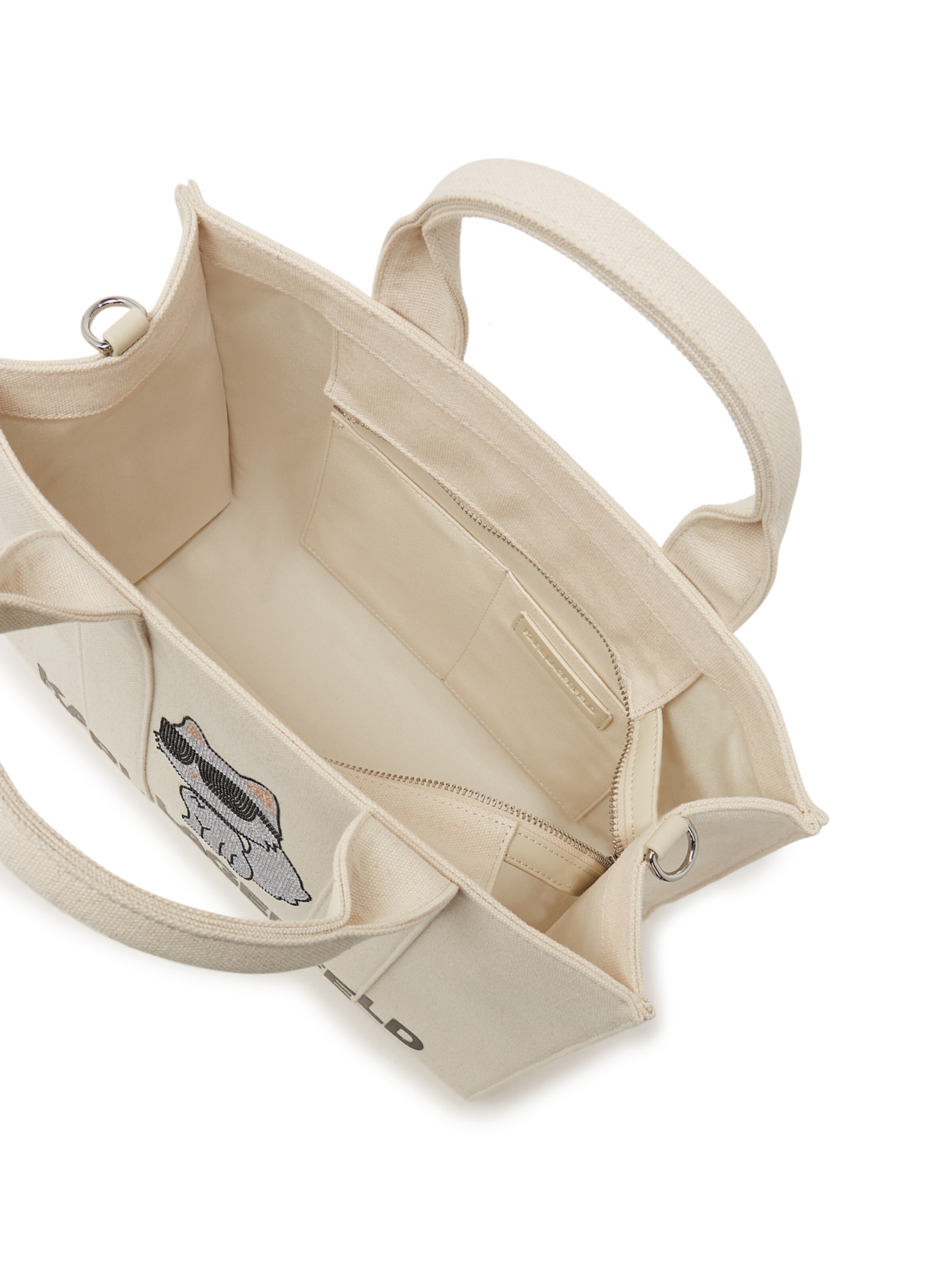 Karl Lagerfeld Ostoskassi 'IKON' värissä valkoinen