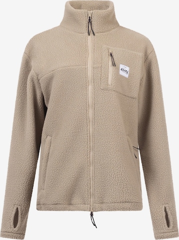 Veste en polaire fonctionnelle Eivy en beige : devant