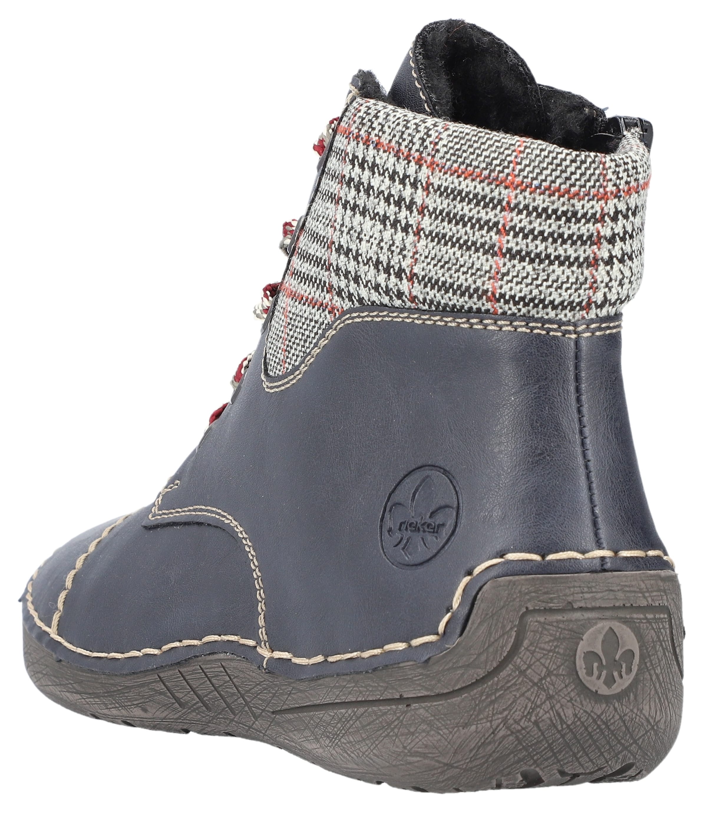 Rieker Schnürstiefel '52541' in Blau