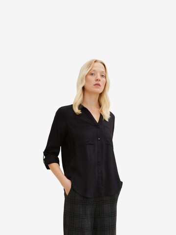 TOM TAILOR - Blusa en negro