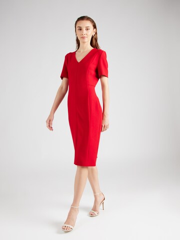 BOSS Sheath Dress 'Damaisa' in Red: front