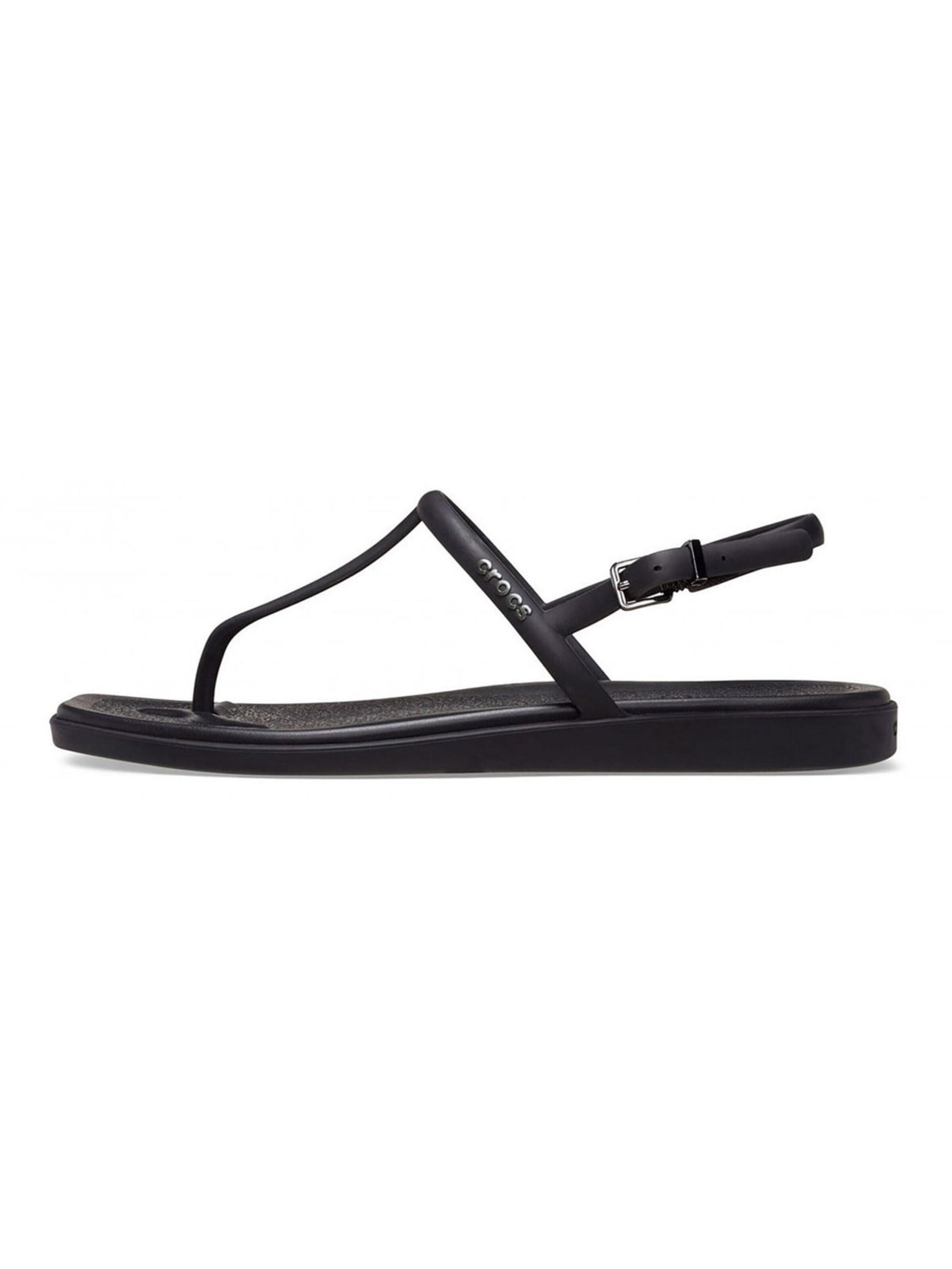 Crocs Teenslipper 'MIAMI THONG SANDAL W BLACK' in Zwart