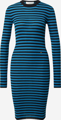 Robe 'CHAUSSETTE' Sonia Rykiel en bleu : devant