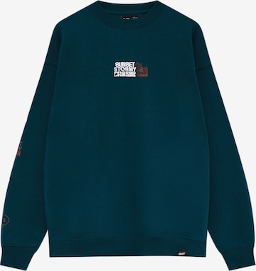 Pull&Bear Sweatshirt i blå: framsida
