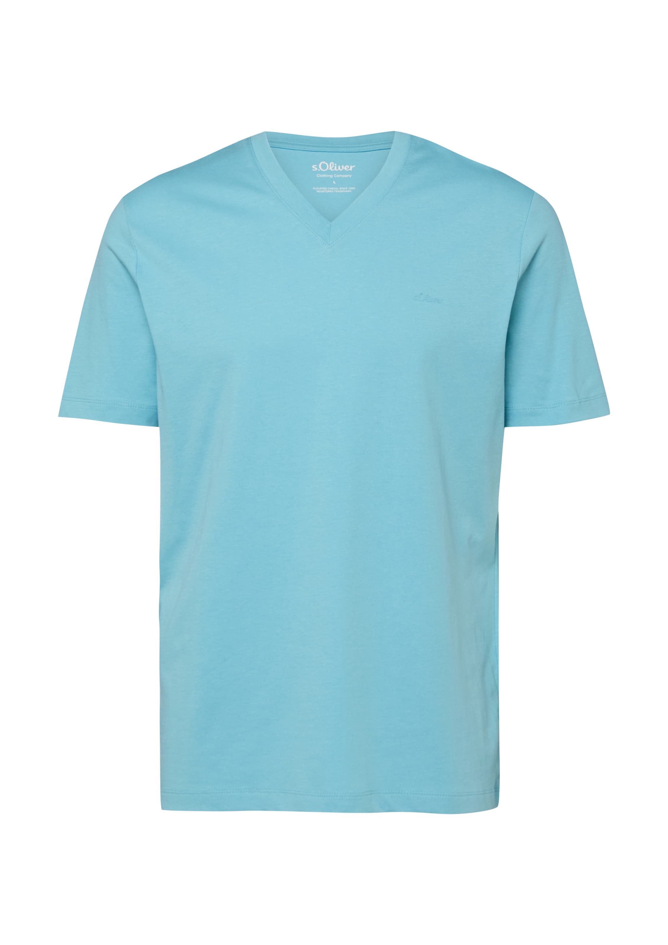 s.Oliver Shirt in Blauw: voorkant