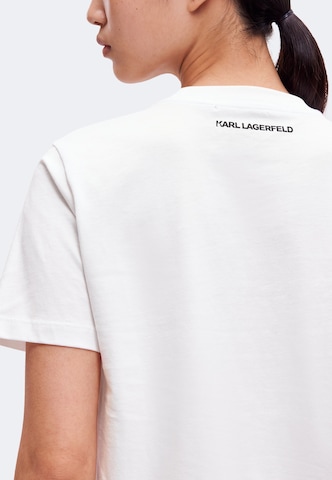 Karl Lagerfeld Póló 'PORTRAIT' - fehér