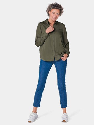 Goldner Blouse in Groen