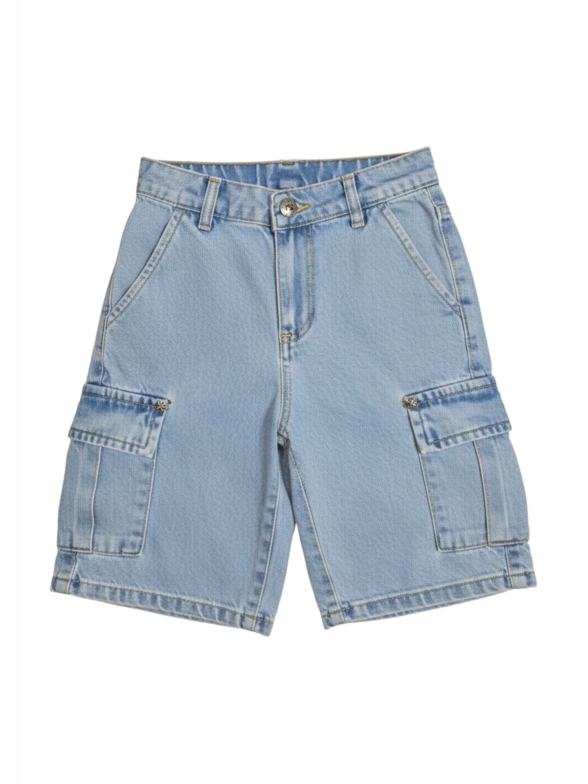 John Richmond Broek 'Bermuda blu denim per bambino' in de kleur Blauw denim, Productweergave