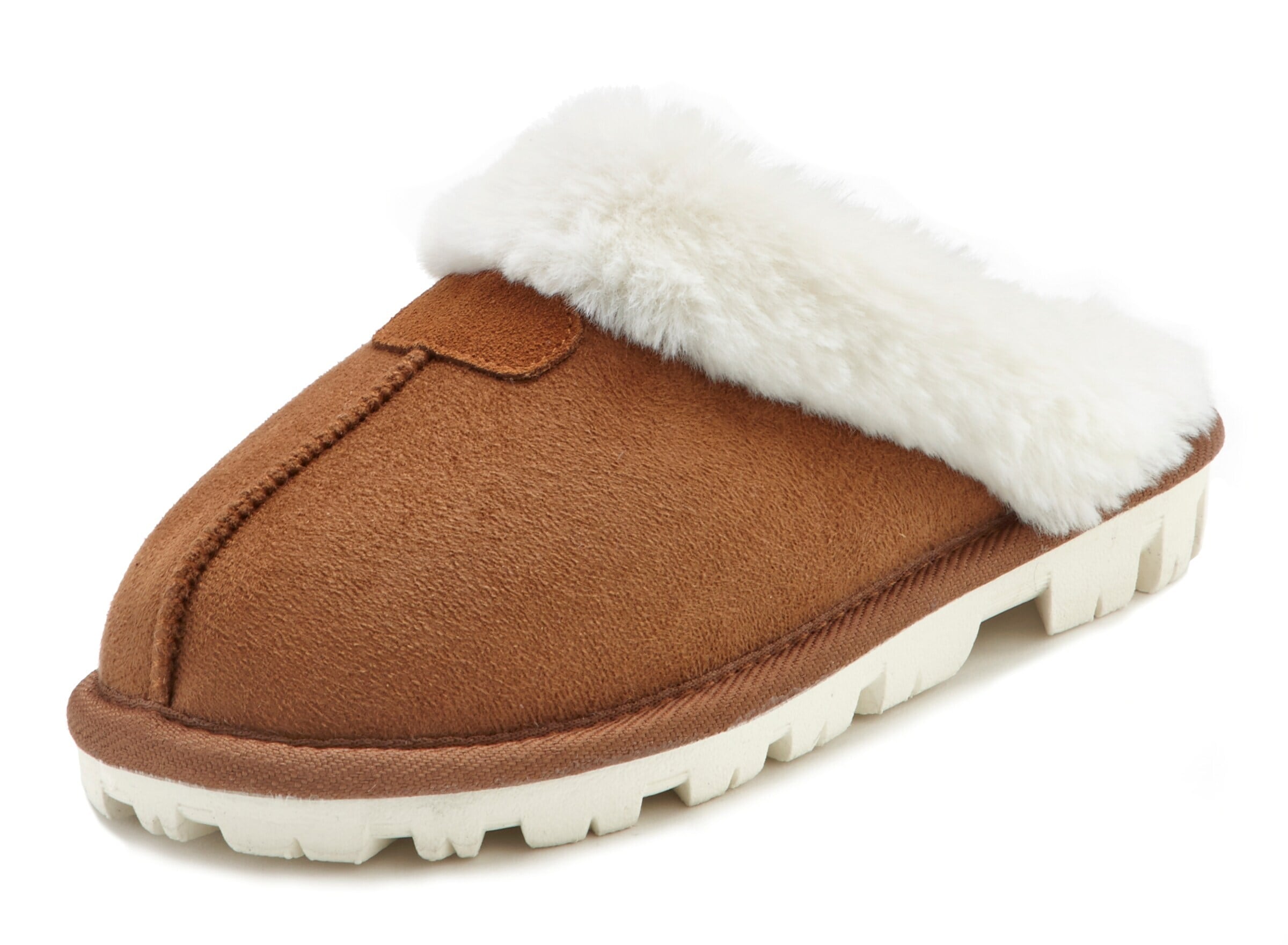 Pantoufle VIVANCE en marron : devant