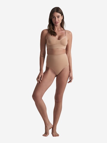 Bye Bra Shapingslip 'Seamless High Waist Thong' in Beige