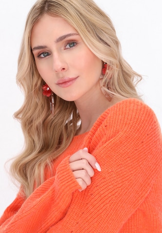 Pull-over IZIA en orange