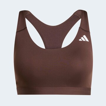 ADIDAS PERFORMANCE Bralette Sports Bra in Brown